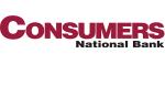 Logo for Consumers National Bank